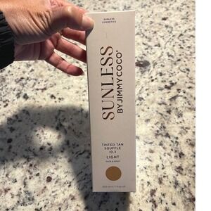 Sunless by Jimmy Coco Tinted Tan Souffle‎ Light Face & Body 200 ml